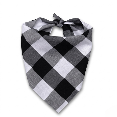 Classic Plaid Pet Bandana Set